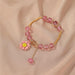 Bulk Jewelry Wholesale colored alloy glass pop bead bracelet JDC-BT-D488 Wholesale factory from China YIWU China
