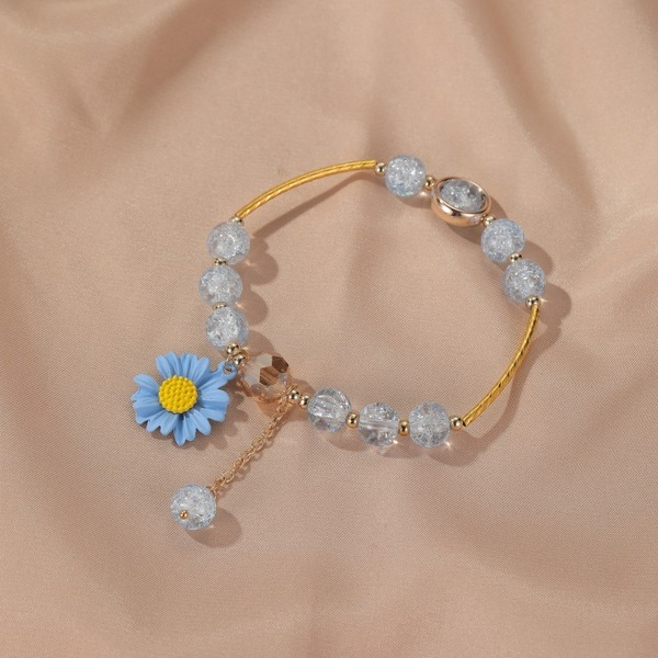 Bulk Jewelry Wholesale colored alloy glass pop bead bracelet JDC-BT-D488 Wholesale factory from China YIWU China