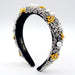 Wholesale Colored Boho Style Crystal Headband JDC-HD-Yangq003 Headband 艳茜 Silver Wholesale Jewelry JoyasDeChina Joyas De China