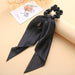 Bulk Jewelry Wholesale colored cloth knotted ribbon satin large intestine circle ponytail tied hair JDC-HS-F301 Wholesale factory from China YIWU China
