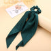 Bulk Jewelry Wholesale colored cloth knotted ribbon satin large intestine circle ponytail tied hair JDC-HS-F301 Wholesale factory from China YIWU China