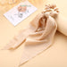 Bulk Jewelry Wholesale colored cloth knotted ribbon satin large intestine circle ponytail tied hair JDC-HS-F301 Wholesale factory from China YIWU China