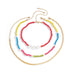 Bulk Jewelry Wholesale colored metal special-shaped imitation pearl handmade necklace JDC-NE-KunJ053 Wholesale factory from China YIWU China