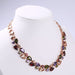 Wholesale Colored Zircon Artificial Gemstone Copper Necklace MOQ≥2 JDC-NE-Kas004 Necklaces 卡诗 Wholesale Jewelry JoyasDeChina Joyas De China