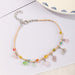 Bulk Jewelry Wholesale colorful alloy starfish shell anklet   JDC-AS-e050 Wholesale factory from China YIWU China