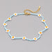 Bulk Jewelry Wholesale colorful elegant ethnic style small daisy Beaded Anklet JDC-gbh261 Wholesale factory from China YIWU China