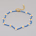 Bulk Jewelry Wholesale colorful elegant ethnic style small daisy Beaded Anklet JDC-gbh261 Wholesale factory from China YIWU China