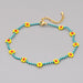 Bulk Jewelry Wholesale colorful elegant ethnic style small daisy Beaded Anklet JDC-gbh261 Wholesale factory from China YIWU China