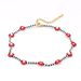 Bulk Jewelry Wholesale colorful elegant ethnic style small daisy Beaded Anklet JDC-gbh261 Wholesale factory from China YIWU China