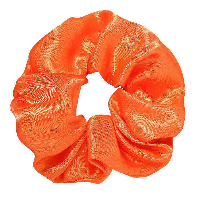 Wholesale colorful fabric luminous hair tie night market bar jumper head rope JDC-HS-F303 Hair Scrunchies JoyasDeChina Deep orange Wholesale Jewelry JoyasDeChina Joyas De China