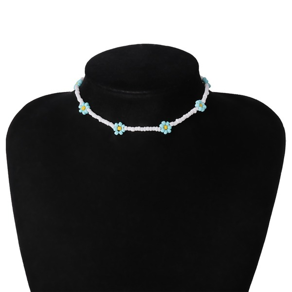 Bulk Jewelry Wholesale colorful pearl flower necklace JDC-NE-KunJ057 Wholesale factory from China YIWU China