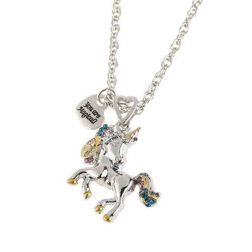 Wholesale Colorful Pony Electroplating Alloy Necklace JDC-NE-Saip004 Necklaces 赛蒲 Wholesale Jewelry JoyasDeChina Joyas De China
