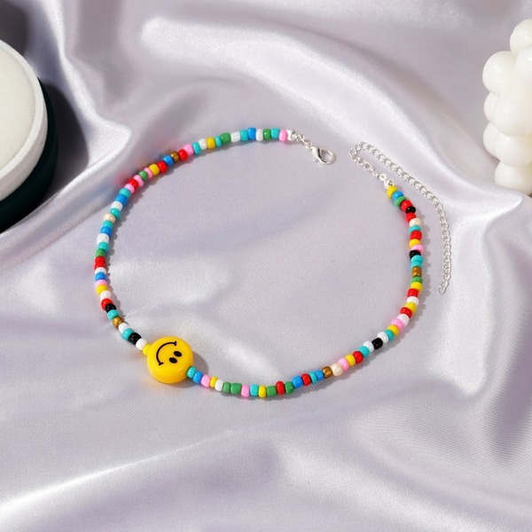 Bulk Jewelry Wholesale colorful resin DIY cartoon beaded necklace JDC-NE-D586 Wholesale factory from China YIWU China