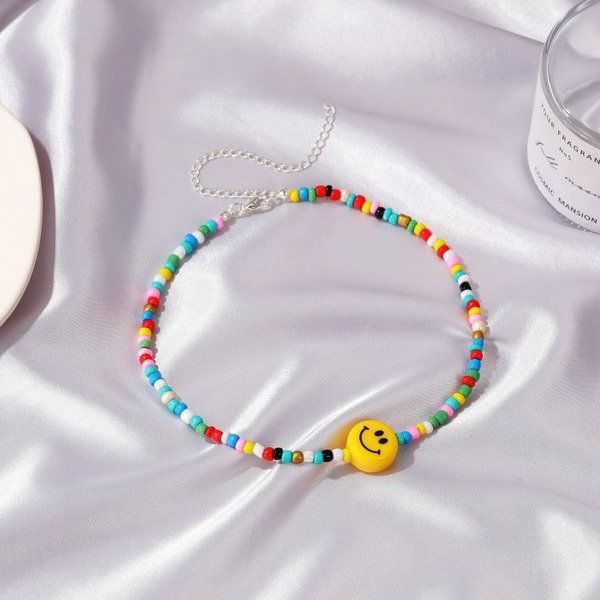 Bulk Jewelry Wholesale colorful resin DIY cartoon beaded necklace JDC-NE-D586 Wholesale factory from China YIWU China