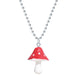 Bulk Jewelry Wholesale colorful resin mushroom Pendant JDC-NE-F303 Wholesale factory from China YIWU China