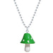 Bulk Jewelry Wholesale colorful resin mushroom Pendant JDC-NE-F303 Wholesale factory from China YIWU China