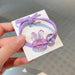 Wholesale colorful transparent bunny hair ring JDC-HS-GSFS010 Hair Scrunchies 夙尚 4 Wholesale Jewelry JoyasDeChina Joyas De China