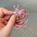 Wholesale colorful transparent bunny hair ring JDC-HS-GSFS010 Hair Scrunchies 夙尚 Wholesale Jewelry JoyasDeChina Joyas De China