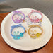 Wholesale colorful transparent bunny hair ring JDC-HS-GSFS010 Hair Scrunchies 夙尚 Wholesale Jewelry JoyasDeChina Joyas De China