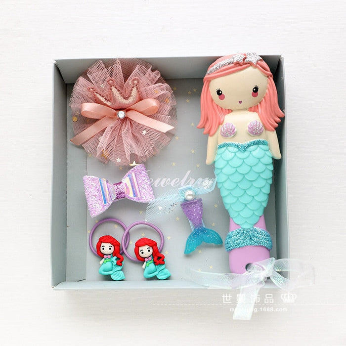 Wholesale Comb Hair Scrunchies Hair Clip Kids Fabric Hair Accessories Box MOQ≥5 JDC-HS-Shij004 Hair Scrunchies 世景 MOQ5 mry set Wholesale Jewelry JoyasDeChina Joyas De China