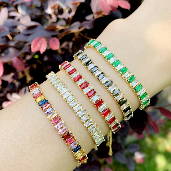Bulk Jewelry Wholesale copper colored crystal bracelet couple bracelet JDC-BT-AS6 Wholesale factory from China YIWU China
