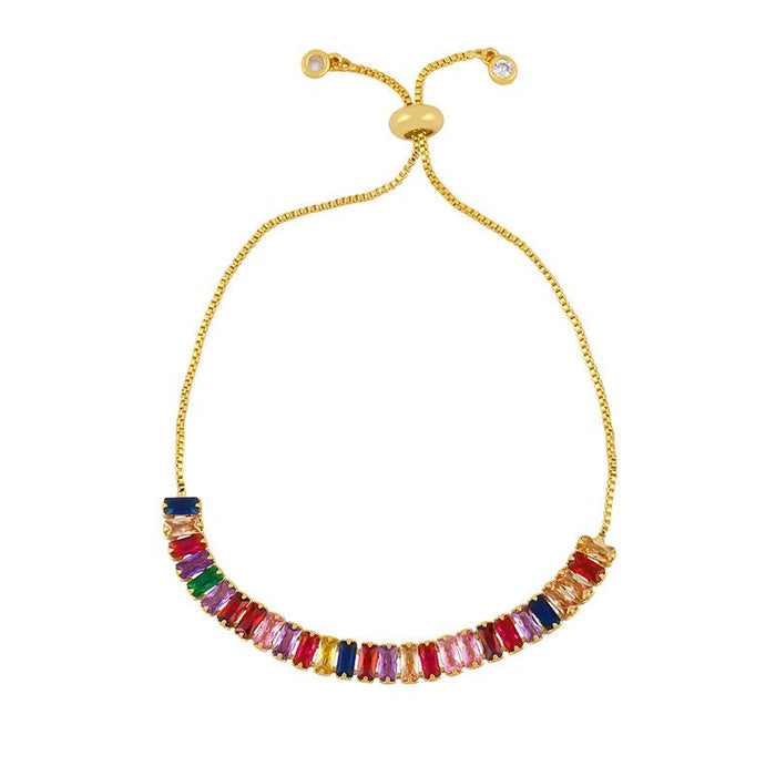Bulk Jewelry Wholesale copper colored crystal bracelet couple bracelet JDC-BT-AS6 Wholesale factory from China YIWU China