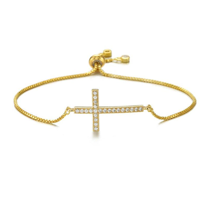 Bulk Jewelry Wholesale copper cross Bracelet JDC-BT-ag004 Wholesale factory from China YIWU China