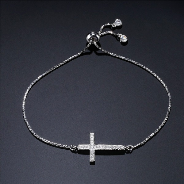 Bulk Jewelry Wholesale copper cross Bracelet JDC-BT-ag004 Wholesale factory from China YIWU China