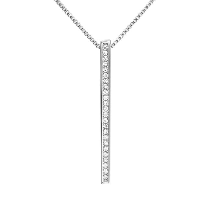 Wholesale copper diamond inlaid 3D engraved name mother's Day Necklace JDC-NE-Mail007 Necklaces 麦伦 Wholesale Jewelry JoyasDeChina Joyas De China