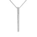 Wholesale copper diamond inlaid 3D engraved name mother's Day Necklace JDC-NE-Mail007 Necklaces 麦伦 Silver gloss Wholesale Jewelry JoyasDeChina Joyas De China