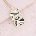 Wholesale Copper Drop Oil Eye Necklace Mary's Square Pendant Necklace JDC-NE-Bingm011 necklaces 冰萌 11# Wholesale Jewelry JoyasDeChina Joyas De China