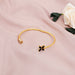Wholesale Copper Gold Plated Rhinestone Four-Leaf Clover Bracelet JDC-BT-ZiR004 Bracelet 孜瑞 Wholesale Jewelry JoyasDeChina Joyas De China