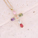 Wholesale Copper Micro Set Zircon Necklace Multicolor Cross Pendant NecklaceJDC-NE-Bingm012 necklaces 冰萌 1# color Wholesale Jewelry JoyasDeChina Joyas De China
