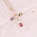 Wholesale Copper Micro Set Zircon Necklace Multicolor Cross Pendant NecklaceJDC-NE-Bingm012 necklaces 冰萌 Wholesale Jewelry JoyasDeChina Joyas De China