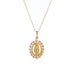 Wholesale copper micro-set zircon Virgin Pendant plated with 18K gold necklace JDC-NE-AG138 Necklaces 澳古 Wholesale Jewelry JoyasDeChina Joyas De China