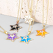 Wholesale Copper Rhinestone Drop Oil Star Necklace JDC-NE-JL183 Necklaces 氿乐 Wholesale Jewelry JoyasDeChina Joyas De China