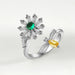 Wholesale copper rotatable ring JDC-RS-YJY002 Rings 银晶缘 16 1 Wholesale Jewelry JoyasDeChina Joyas De China