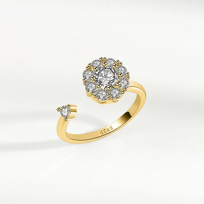 Wholesale copper rotatable ring JDC-RS-YJY002 Rings 银晶缘 19 1 Wholesale Jewelry JoyasDeChina Joyas De China