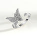 Wholesale copper rotatable ring JDC-RS-YJY002 Rings 银晶缘 2 1 Wholesale Jewelry JoyasDeChina Joyas De China