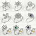Wholesale copper rotatable ring JDC-RS-YJY002 Rings 银晶缘 Wholesale Jewelry JoyasDeChina Joyas De China
