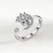 Wholesale copper rotatable ring JDC-RS-YJY002 Rings 银晶缘 4 1 Wholesale Jewelry JoyasDeChina Joyas De China