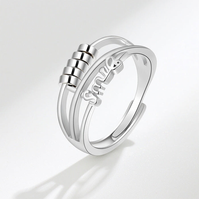 Wholesale copper rotatable ring JDC-RS-YJY004 Rings 银晶缘 3 1 Wholesale Jewelry JoyasDeChina Joyas De China