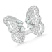 Wholesale copper silver butterfly rings JDC-RS-WN002 Rings 薇妮 Wholesale Jewelry JoyasDeChina Joyas De China