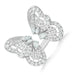 Wholesale copper silver butterfly rings JDC-RS-WN002 Rings 薇妮 Wholesale Jewelry JoyasDeChina Joyas De China