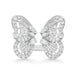 Wholesale copper silver butterfly rings JDC-RS-WN002 Rings 薇妮 AJZ3896 Adjustable opening Wholesale Jewelry JoyasDeChina Joyas De China