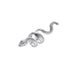Wholesale Copper Snake Ring JDC-RS-RL042 Rings 瑞列 silver Wholesale Jewelry JoyasDeChina Joyas De China