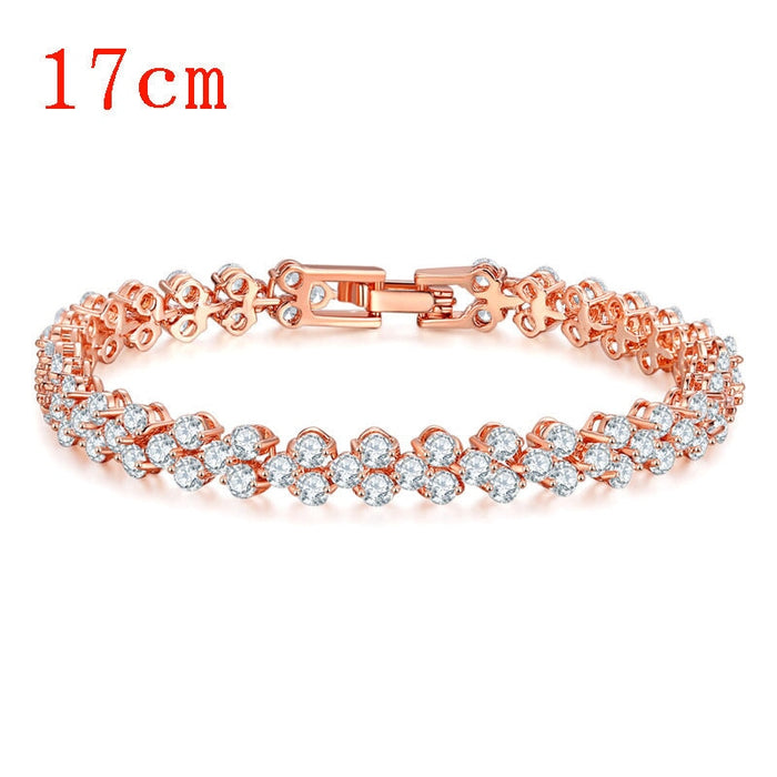 Wholesale copper zircon bracelet MOQ≥2 JDC-BT-Kas006 Bracelet 卡诗 Wholesale Jewelry JoyasDeChina Joyas De China