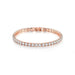 Wholesale Copper Zircon Full Diamond Tennis Chain Bracelet JDC-BT-ZuoYi001 Bracelet 佐伊 rose gold 17cm Wholesale Jewelry JoyasDeChina Joyas De China