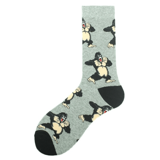 Wholesale Cotton Animal Geometric Fruit Socks Men's Plus Size Long Socks JDC-SK-KAF041 Sock 咖范 Wholesale Jewelry JoyasDeChina Joyas De China