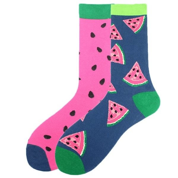 Wholesale Cotton Animal Geometric Fruit Socks Men's Plus Size Long Socks JDC-SK-KAF042 Sock 咖范 Wholesale Jewelry JoyasDeChina Joyas De China